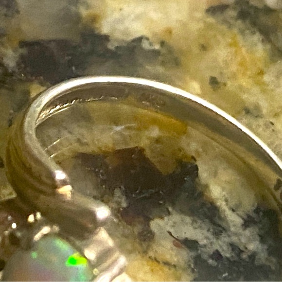 Sterling opal ring 925 vintage - Picture 5 of 5